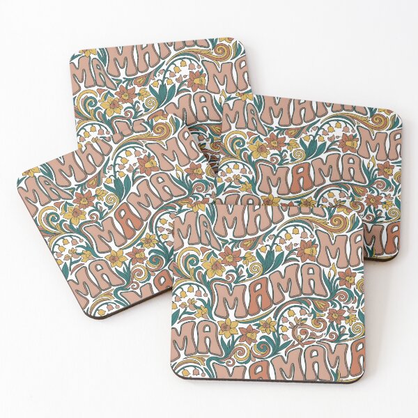 Item preview, Retro Groovy Mama Daffodil Swirl Pattern designed and sold by SpoonLogiq.