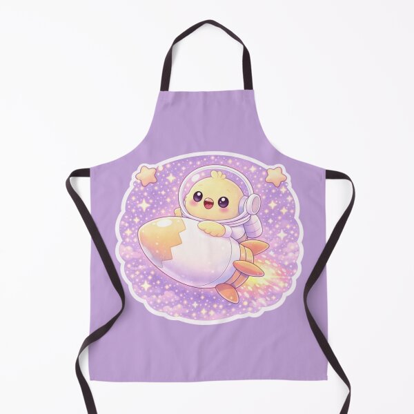 Item preview, Kawaii Chick in Egg Rocket – Cute Space Chick designed and sold by p-frosty-design.