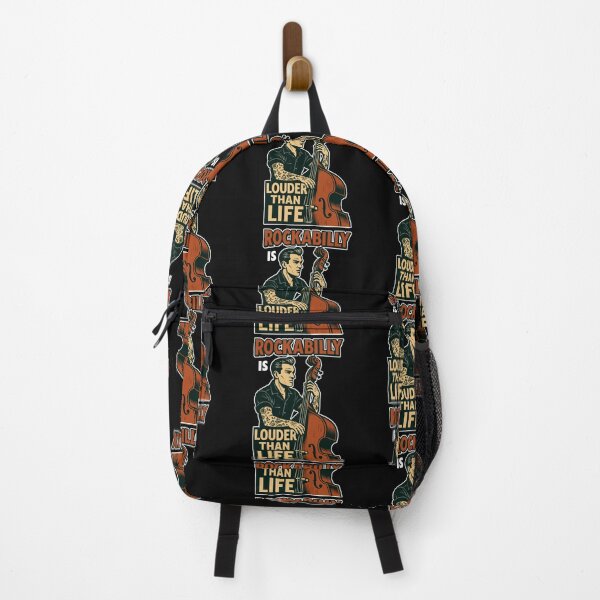 Item preview, Rockabilly Double Bass: 50s Musician & Tattoo Art designed and sold by Pineapple-Tree.