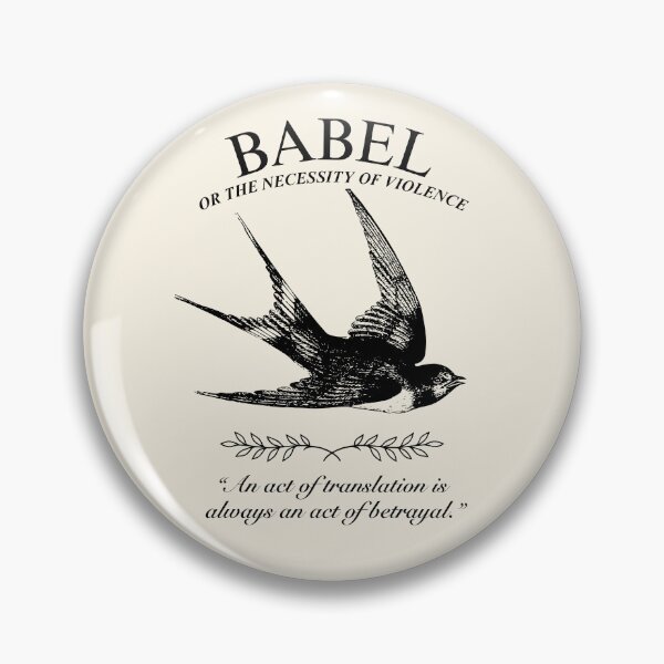 Item preview, Babel or the necessity of violence - book quote designed and sold by CoolKittyCat8.
