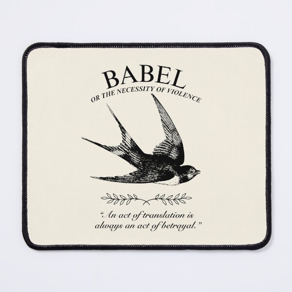 Item preview, Babel or the necessity of violence - book quote designed and sold by CoolKittyCat8.