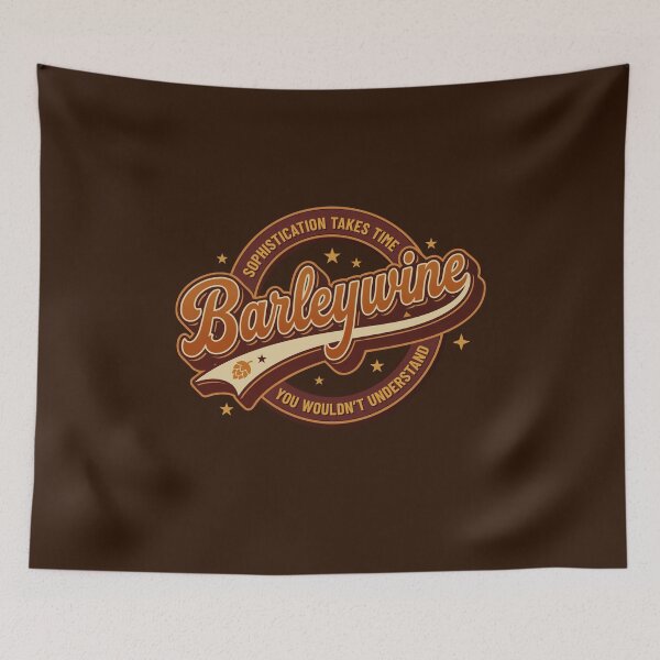 Item preview, Vintage Barleywine Craft Beer Ale Retro Pub Art designed and sold by Cozy-Old-Pub.