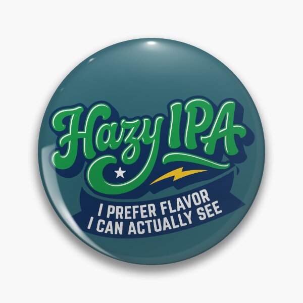 Item preview, Hazy IPA Retro Sports Script Vintage Craft Beer Gift designed and sold by Cozy-Old-Pub.