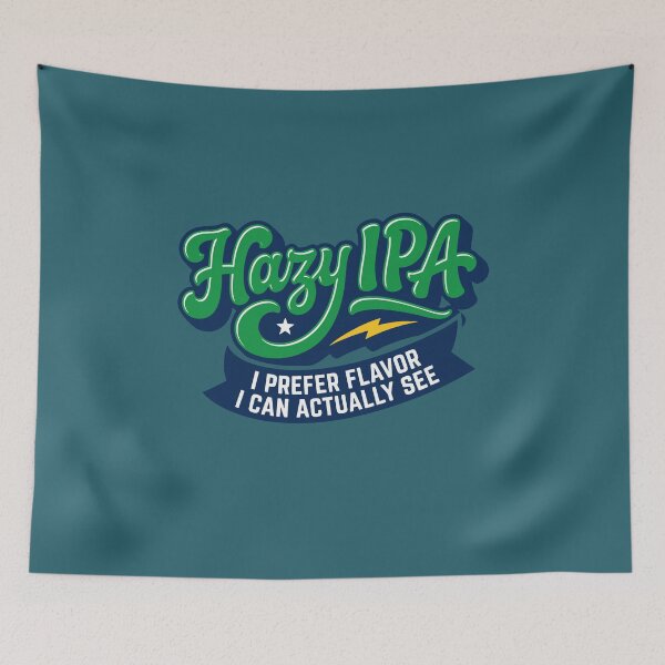 Item preview, Hazy IPA Retro Sports Script Vintage Craft Beer Gift designed and sold by Cozy-Old-Pub.