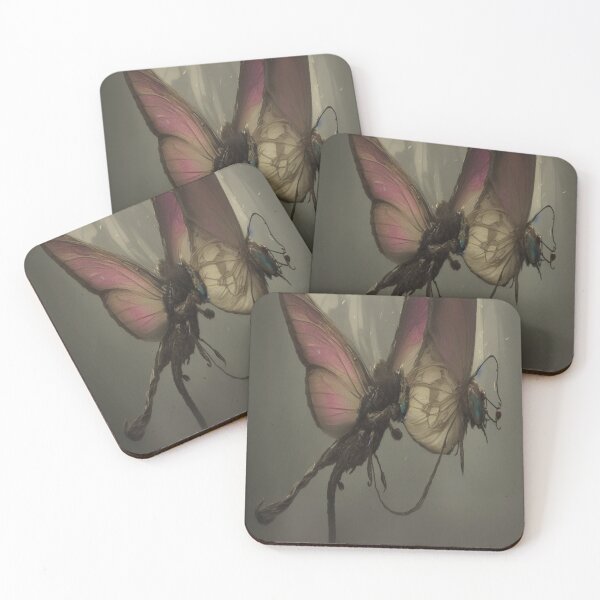 Item preview, Surreal fantasy wings in ethereal insect art with soft mystical atmosphere designed and sold by FotoworldEdel.