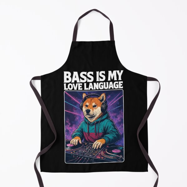 Item preview, Shiba Inu DJ – Bass Is My Love Language designed and sold by Pineapple-Tree.