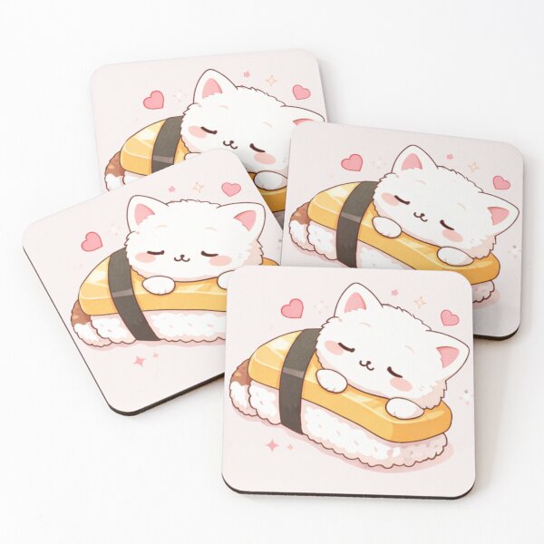 Item preview, Lumi Cute Cat – Cute Sushi Kawaii Cat designed and sold by Mochi Studio.