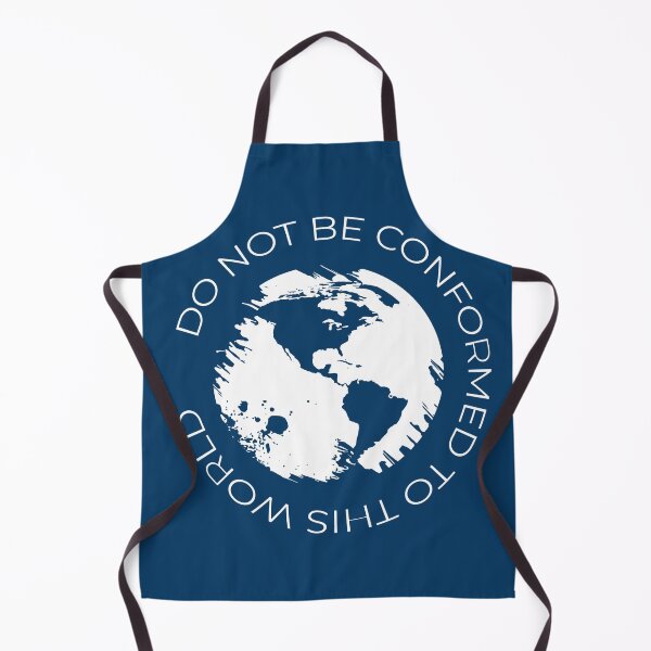 Item preview, Do Not Be Conformed To This World | Romans 12:2 Christian Earth Design | white designed and sold by ZechJohnRB.