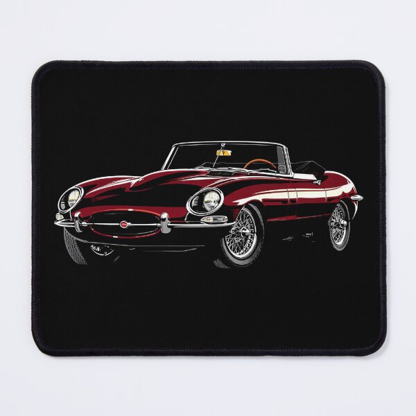 Item preview, 1966 Jaguar E-Type Convertible – Classic British Sports Car Illustration designed and sold by Stinky Lincy's Apparel Company.