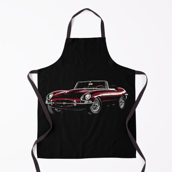 Item preview, 1966 Jaguar E-Type Convertible – Classic British Sports Car Illustration designed and sold by Stinky Lincy's Apparel Company.