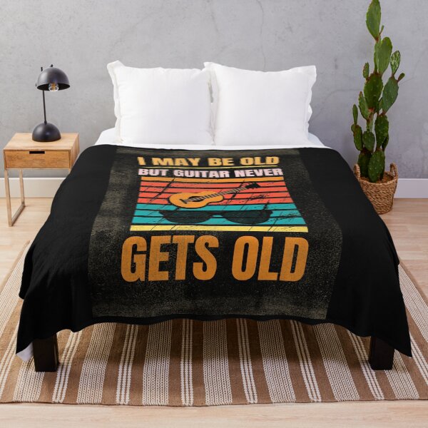 Item preview, I May Be Old But Guitar Never Gets Old Vintage Guitar Lover Retro Design designed and sold by Joyful-Pixel.