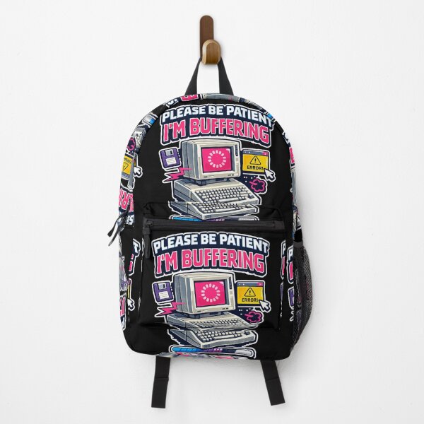 Item preview, Please Be Patient I’m Buffering Y2K Retro Tech Design designed and sold by rocknrollstyles.