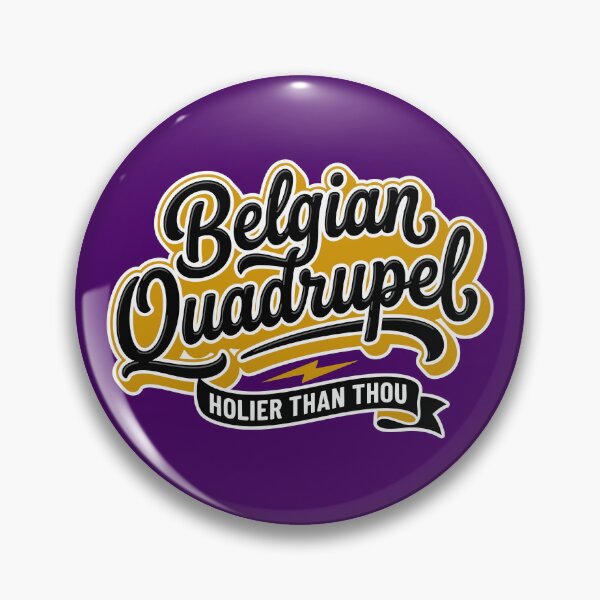 Item preview, Holier Than Thou Belgian Quad Retro Collegiate Beer designed and sold by Cozy-Old-Pub.