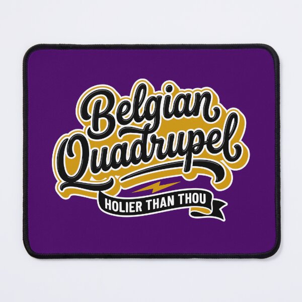 Item preview, Holier Than Thou Belgian Quad Retro Collegiate Beer designed and sold by Cozy-Old-Pub.