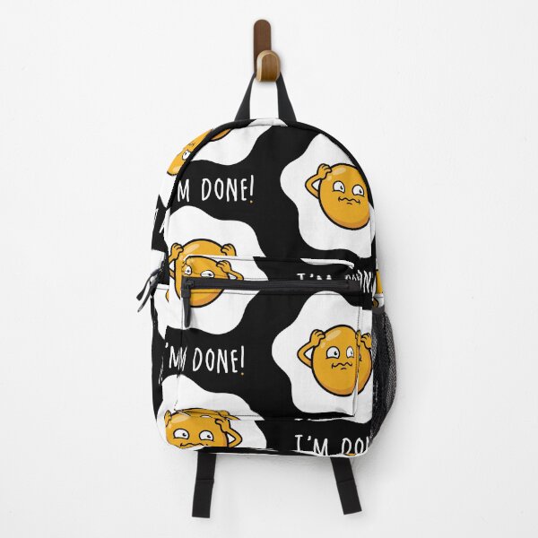 Item preview, Funny Egg Cartoon “I’m Done!” – Relatable Burnout Humor designed and sold by Ovitees.