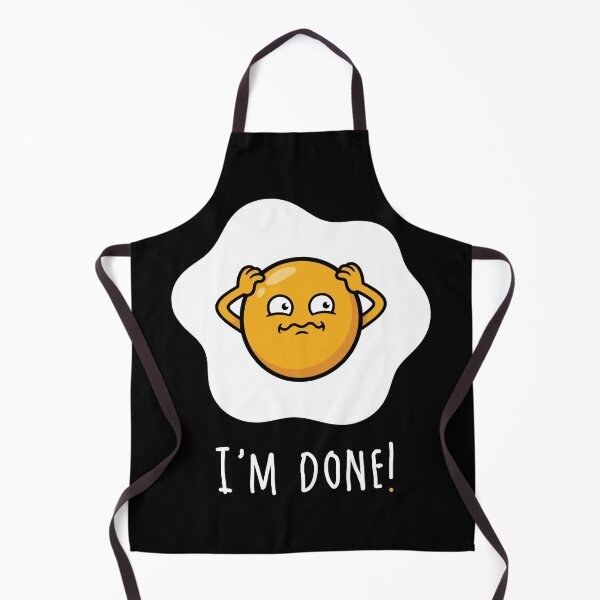 Item preview, Funny Egg Cartoon “I’m Done!” – Relatable Burnout Humor designed and sold by Ovitees.