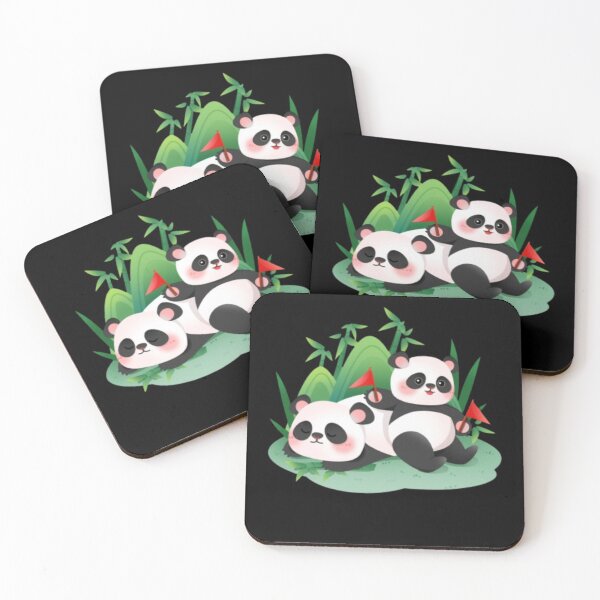 Item preview, Cute Panda Nature Illustration | Kawaii Bamboo Scene | Gift for Panda Lovers designed and sold by SOLIORA  ATELIER.