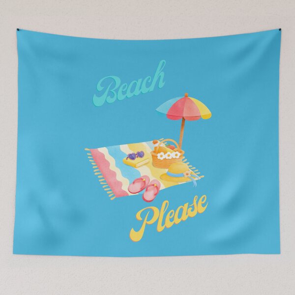Item preview, Beach Please – Fun Summer Vibes Tropical Graphic designed and sold by MasterPrintz.