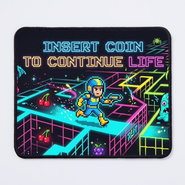 Item preview, Insert Coin To Continue Pixel Art designed and sold by Kate1art.