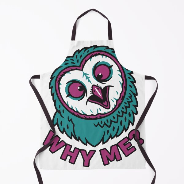 Item preview, Why Me Funny Stressed Owl Sarcastic Quote designed and sold by Snout & Shout..