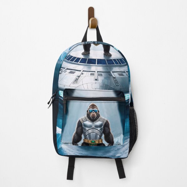 Item preview, Gorilla on a UFO in Antarctica designed and sold by LioTou.