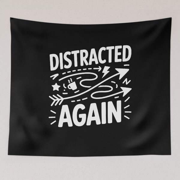 Item preview, Distracted Again Chaos Brain designed and sold by MooonTees.