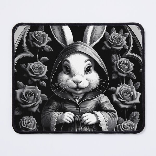 Item preview, Gothic Evil Easter Bunny Engraving Art designed and sold by Art-Arcade6.