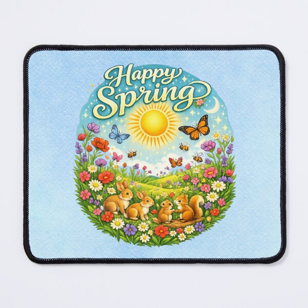 Item preview, Whimsical Spring Animals and Sunshine Design designed and sold by MysticOzzy.