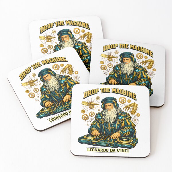 Item preview, Da Vinci on the beats of the future designed and sold by  ZenRave Designs.