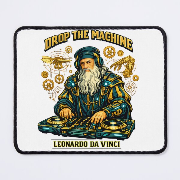 Item preview, Da Vinci on the beats of the future designed and sold by ZenRave Designs.