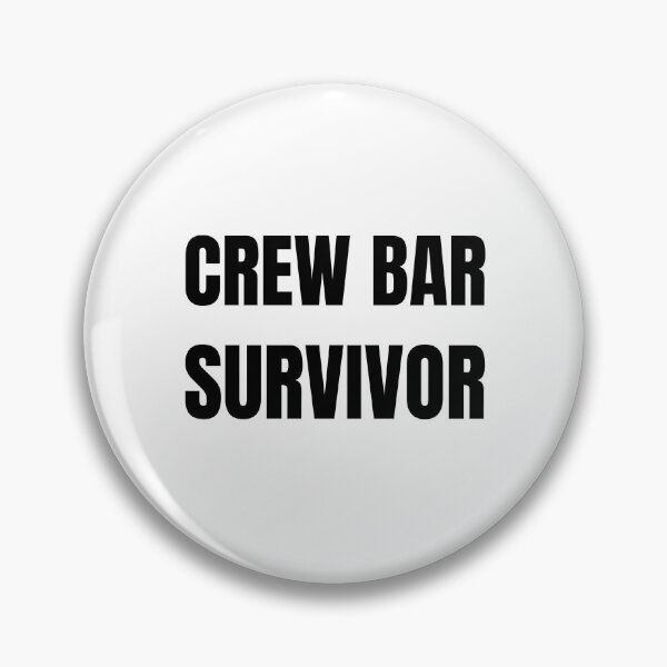 Item preview, Crew Bar Survivor (Black) designed and sold by ShipCrewNation.