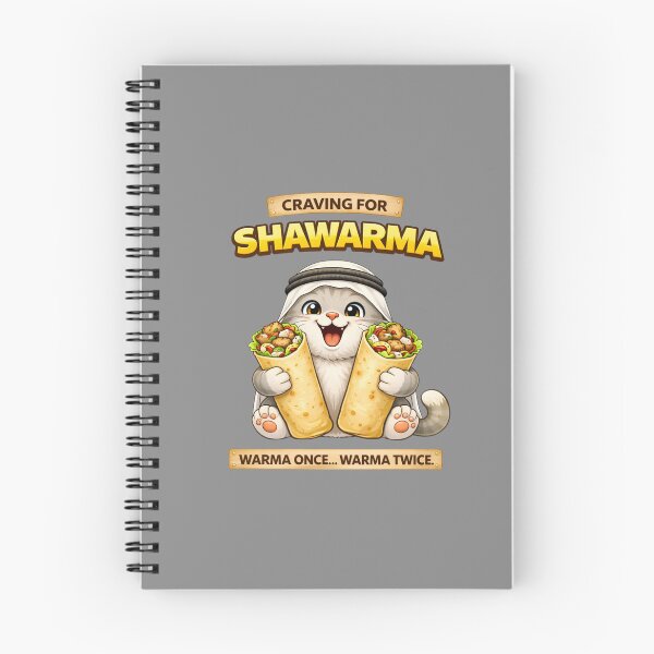 Item preview, Craving for Shawarma Cute Funny Cat Food Lover Meme designed and sold by Mindworx21.