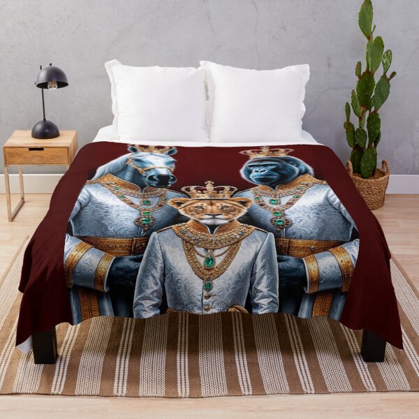 Item preview, Two Kings and a Prince - Horse - Gorilla - Lion Cub designed and sold by LioTou.