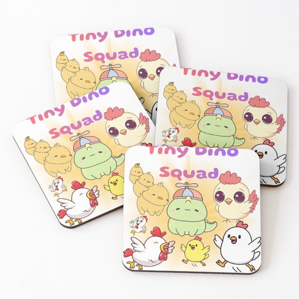 Item preview, Tiny Dino Squad Cute Dinosaur Design | Kawaii T-Rex Friends | Funny Prehistoric Cartoon Art designed and sold by Anasalseady.