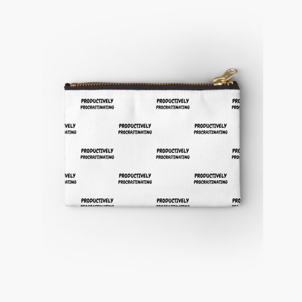 Item preview, Productively Procrastinating Funny Sarcastic Quote designed and sold by Snedsdigital.