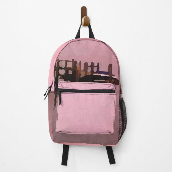 Item preview, Calm Lakeside Dock Under Soft Pink Sky designed and sold by Arturo Daniel Garcia Palomo.