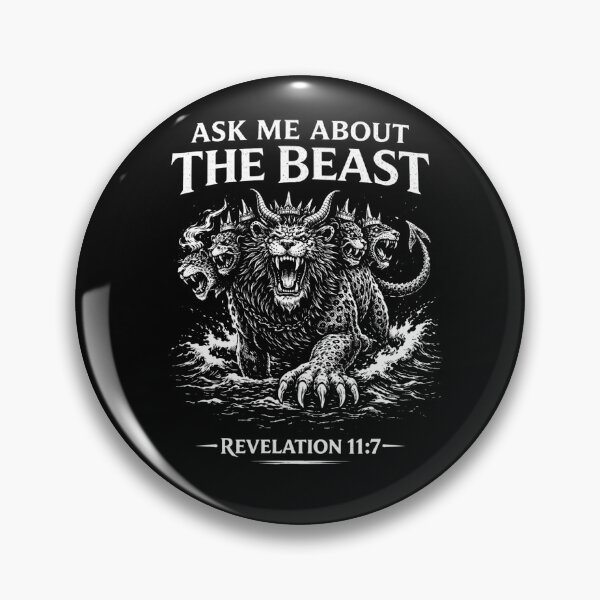 Item preview, Ask Me About the Beast – Revelation 11:7 Christian Bible Prophecy T-Shirt designed and sold by Vreeke Outfitters.