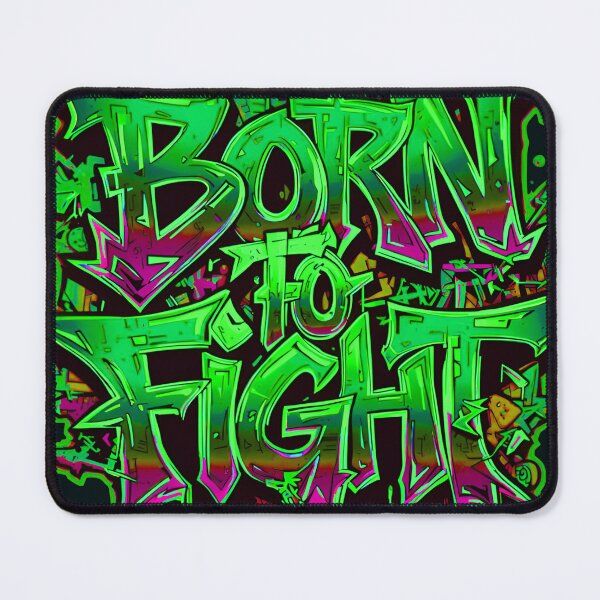 Item preview, Born to Fight Street Art – Bold Graffiti Urban Style designed and sold by typoinspired.