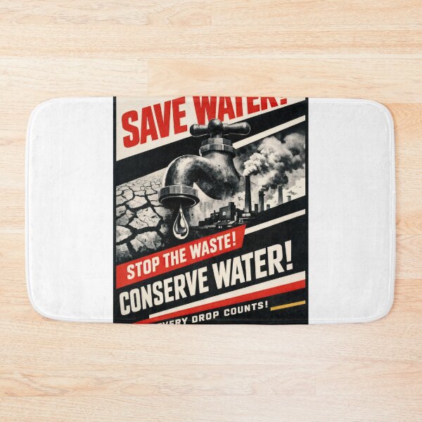 Item preview, Save Water – Every Drop Counts designed and sold by ForeverPrintsOK.