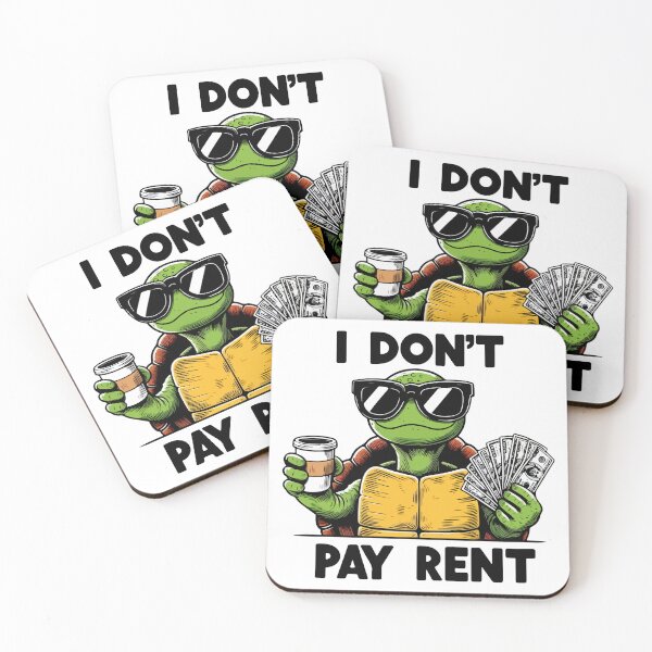 Item preview, I don't pay rent | Black font version designed and sold by heptenart.