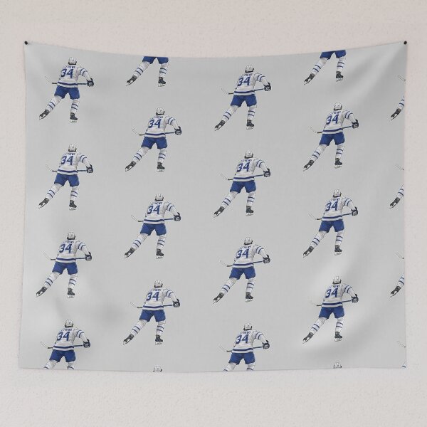 Item preview, Auston Matthews #34 Skating Back designed and sold by ScaryDoom.