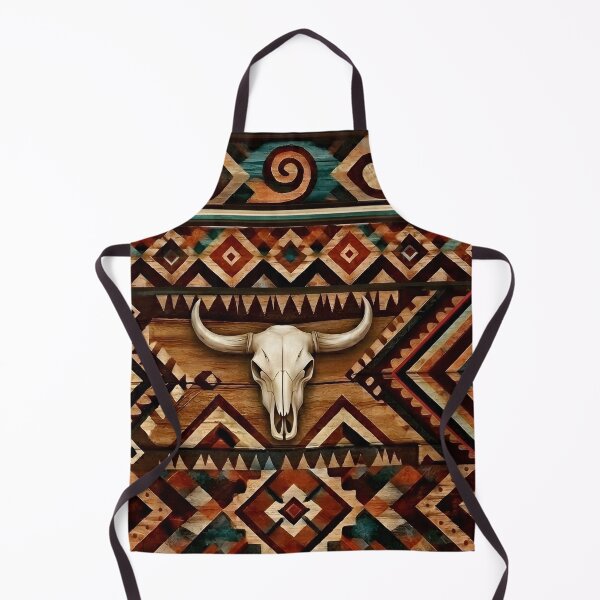 Item preview, Southwest Tribal Pattern with Skulls designed and sold by Eclectic Monkey.