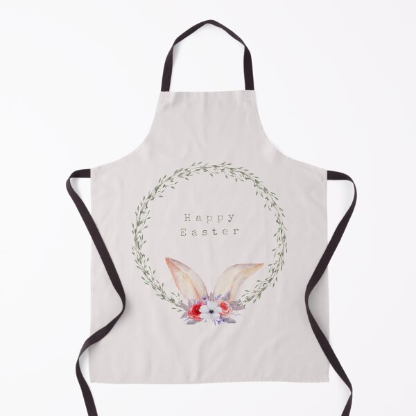 Item preview, Watercolor Floral Bunny Ears Easter Wreath – Aesthetic Cottagecore Spring Decor designed and sold by Artsy Corner.