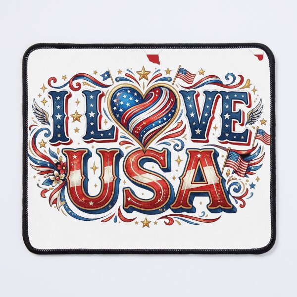 Item preview, I Love USA Travel Flag Luggage designed and sold by Krfto.