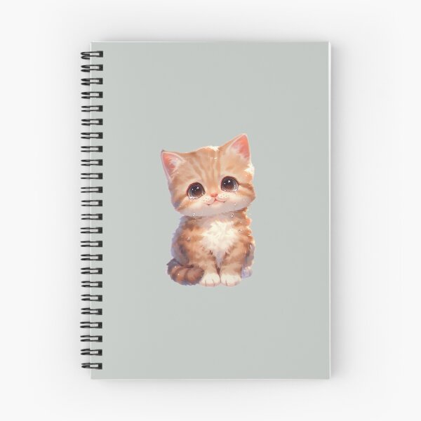 Item preview, Cute kitten with happy tears designed and sold by pick-me-art.