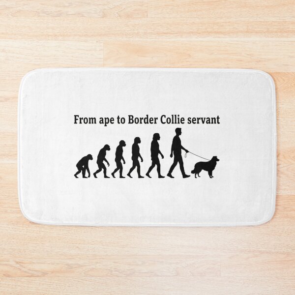 Item preview, Evolution of Man to Border Collie Servant – Funny Dog Owner Silhouette designed and sold by Basement Labs.