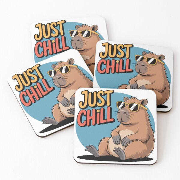 Item preview, Just Chill Capybara – Funny Relax Chill Vibes Animal designed and sold by OlGe.