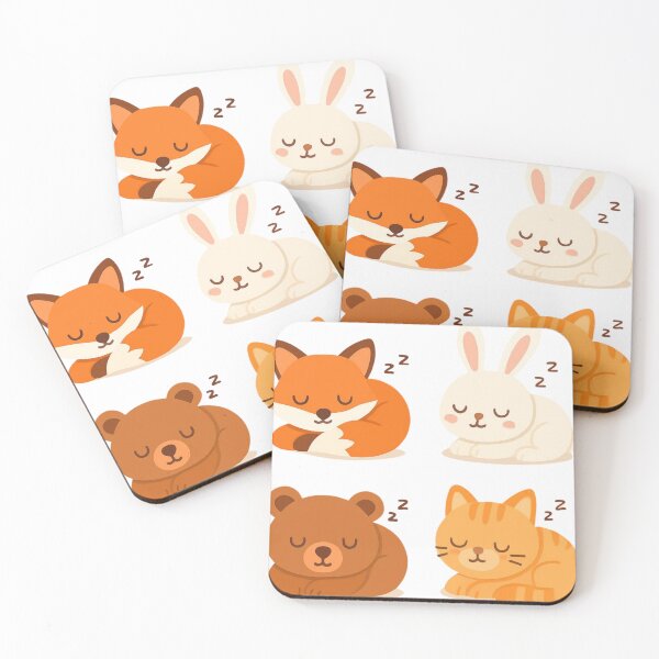 Item preview, Cute sleeping Zzzz animals  designed and sold by JosueShop101.