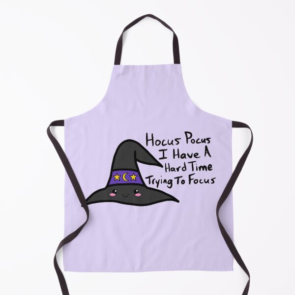 Item preview, Hocus Pocus I Have a Hard Time Trying To Focus Witch Hat Sticker – Cute ADHD Humor Witchy Kawaii Design designed and sold by Murrays Designs.