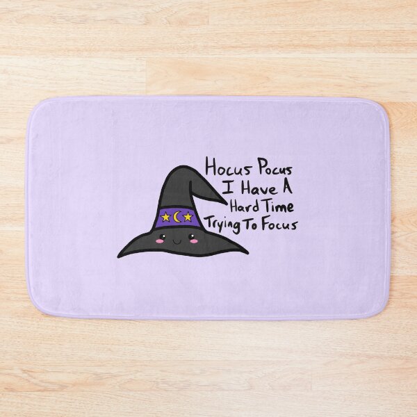 Item preview, Hocus Pocus I Have a Hard Time Trying To Focus Witch Hat Sticker – Cute ADHD Humor Witchy Kawaii Design designed and sold by Murrays Designs.
